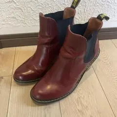 Dr.Martensドクターマーチン サイドゴアブーツ ヒール赤