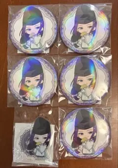 ヒカルの碁 birthdayくじ 藤原佐為 ハート型缶バッジ ミニアクスタ