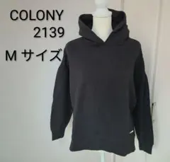 COLONY 2139コロニートゥーワンスリーナインMサイズ 黒ブラックパーカーのサムネイル