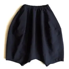 ブラック コムデギャルソン 寅壱パンツ バルーンパンツ ウール XS ブラック コムデギャルソン 寅壱パンツ バルーンパンツ ウールギャバ S