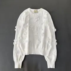 フラワー ニット