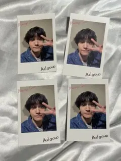 佐野晶哉/Aぇ! group/早期予約特典/チェキ風カード/4枚