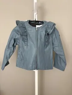 BeBe Petits Pois Vert フェイクレザー ジャケット 120のサムネイル