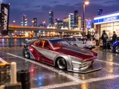 1/24 アオシマ スカイライン ケンメリ ヨンメリ 街道レーサー 完成品 1/24 アオシマ スカイライン ヨンメリ ケンメリ 街道レーサー 完成品