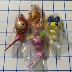 たまごっち カラフルマルチチャーム、まめっち、ふらわっち、めめっち、いちごっち