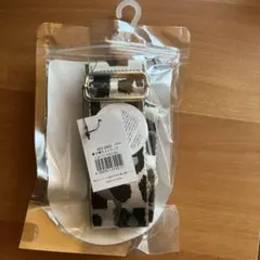 着せ替えストラップ レオパード GY/SV