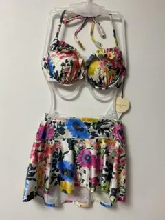 【新品・タグ付】JILLSTUART・水着3点セット・花柄