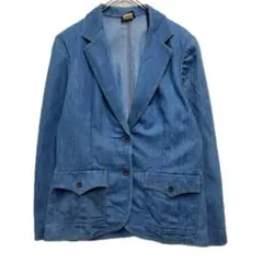 70s KORET CITY BLUESデニムテーラードジャケット レディースM