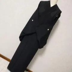 【美品】お買い得価格レディース 夏絽喪服 着物 ブラック 五つ紋リメイクも⭕のサムネイル