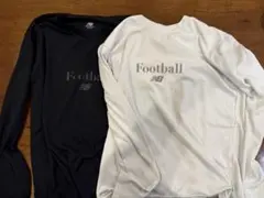 ２枚 ニューバランス フットボール ロングスリーブ サッカー Tシャツ ロンT