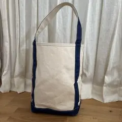 TEMBEA トートバッグ アイボリー/ネイビー