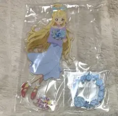 白鳥ひめ(制服ver.) アクリルバッジスタンドキーホルダー 目立った傷や汚れなし】アイカツスターズ アクリルバッジスタンド