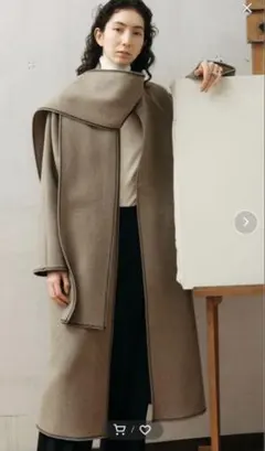 美品 GALLARDA GALANTE ストール付きステッチコート 35200円 - メルカリ