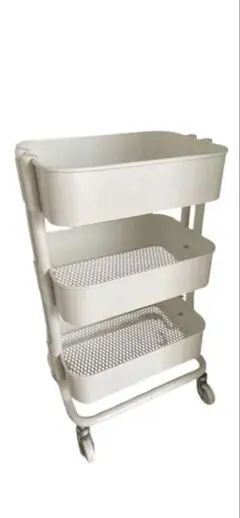 IKEA 蓋付き　ロースフルト　オーヴェルシクトリグ　ホワイト