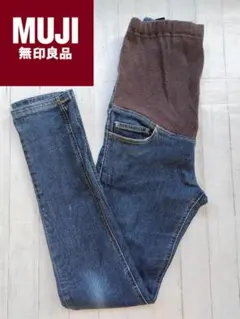 無印良品 マタニティデニムパンツ ウエストゴム付き