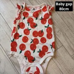 12〜18M Baby gap オレンジ柄 フリル袖