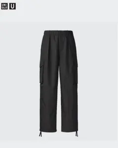 UNIQLO U ワイドフィットパラシュートカーゴパンツ ブラック M