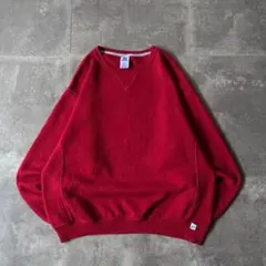 00s Russell Athletic 無地スウェット 赤 XL A85 前V