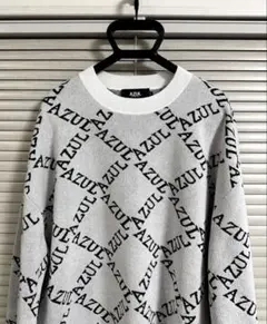 AZUL by MOUSSY ロゴニット セーター Freeサイズ