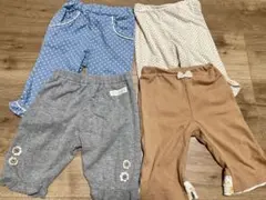 女の子　90cm ズボン　ボトムス　7分丈　まとめ売り　セット　保育園　幼稚園