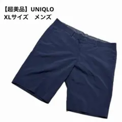 【超美品】UNIQLO ネイビー ショートパンツ　X Lサイズ　メンズ　軽い