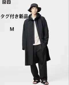 【タグ付き新品】ユニクロユー　オーバーサイズステンカラーコート　M
