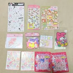 〈11点セット〉マイメロディー、サンリオキャラ　シール詰め合わせ