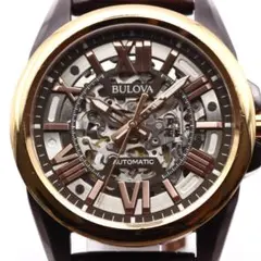 希少 BULOVA サットンコレクション メンズ 腕時計 自動巻き スケルトンのサムネイル