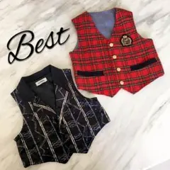 最終値下げ♡【送料無料】kidsベスト♡男の子用♡2枚セット♡