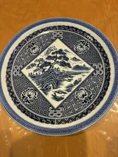 瑠璃色 飾り皿 山水画 金彩 瑠璃色 飾り皿 山水画 金彩即購入◎ - メルカリ