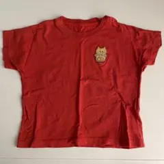UNIQLO ノラネコぐんだん　ラーメン　赤　Tシャツ 90サイズ
