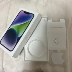 iPhone14 128GB パープル　空箱
