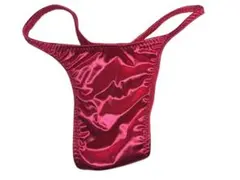 ジャグウェア プレミアTバック　ローズカーマイン　サテン　pts135　ビルパン