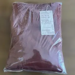 無印良品　 洗える　ミラノリブ編み クルーネック ワイドセーター L レンガ