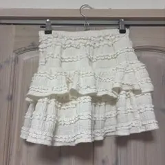 アイボリー フレアスカート SPRAY PREMIUM