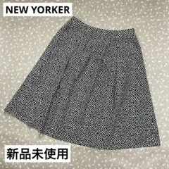 【新品タグ付】NEW YORKER スカート　Mサイズ　ブラック　夏服　涼しいのサムネイル