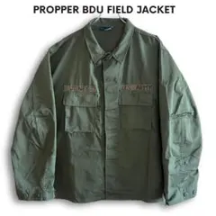 PROPPER BDUジャケット XL オリーブ 手書きネームテープ 古着