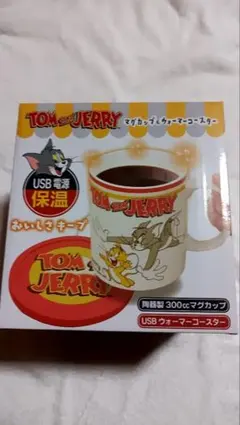 値下げ　トムとジェリー マグカップ＆ウォーマーコースター
