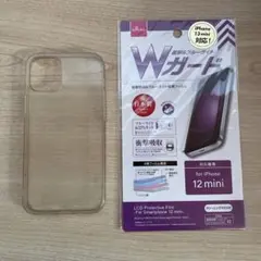iPhone 12mini ケース　保護ガラスフィルムセット