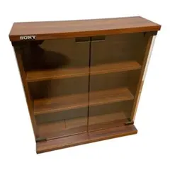 希少】SONY ガラス扉付きカセットテープ収納ケース 昭和レトロ ソニー