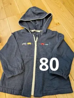 ファミリア　薄手パーカー　アウター　80