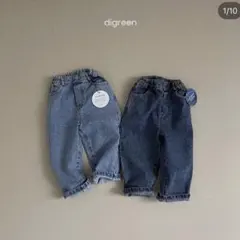美品！韓国子供服 digreenデニムパンツ XXL