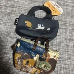 KALDI カルディ ネコミニバッグ 伝説柄 2点セット