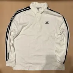 【完売品】adidas originals 長袖ポロシャツ L ホワイト