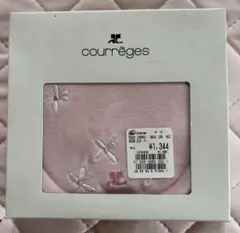 Courrèges 화장지 홀더 커버 핑크 플로랄 패턴