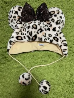 ふる様専用商品！東京ディズニーリゾート ヒョウ柄耳付き帽子