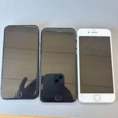 k*e様 iPhone 7 黒 白 3台セット　SIMフリー