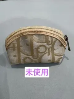 【未使用】Christian Dior トロッター柄 コインケース
