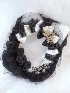 硬質ケースデコ♡トレカデコ♡ケースデコ♡推し活♡黒♡猫耳♡バラ