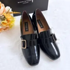 新品 MACKINTOSH LONDON バックルモチーフパンプス 黒 23cmのサムネイル